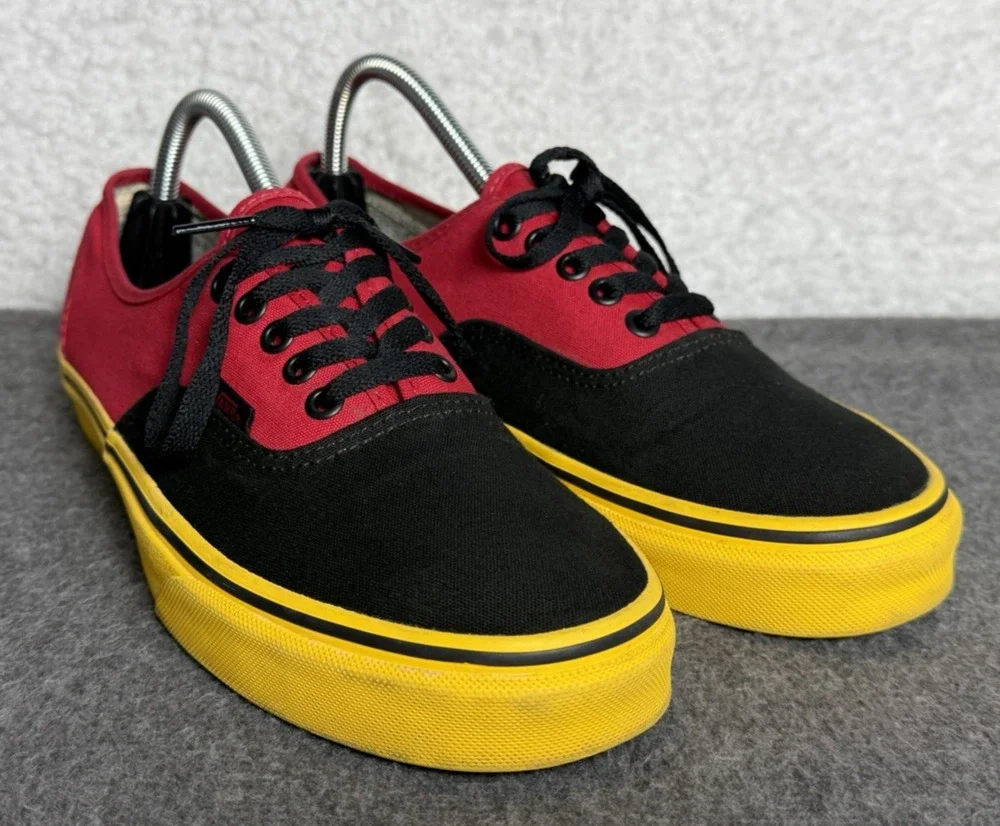 Vans x Disney 90th Anniversary Mickey Mouse Shoe Red Yellow M 9 / W 10.5 Limited